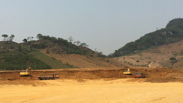 Khu đất thực hiện dự án Nhà máy Chế biến tinh bột sắn Thuận Châu