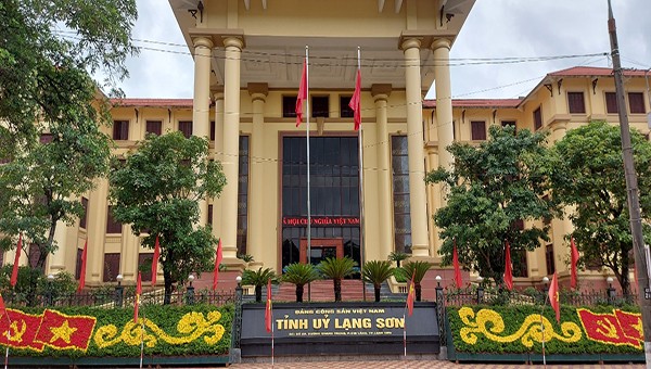 Trụ sở Tỉnh ủy tỉnh Lạng Sơn.