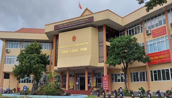 Trụ sở Trung tâm phục vụ hành chính công tỉnh Lạng Sơn