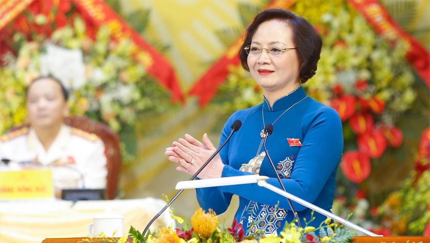 Bà Phạm Thị Thanh Trà, tân phó trưởng Ban Tổ chức trung ương