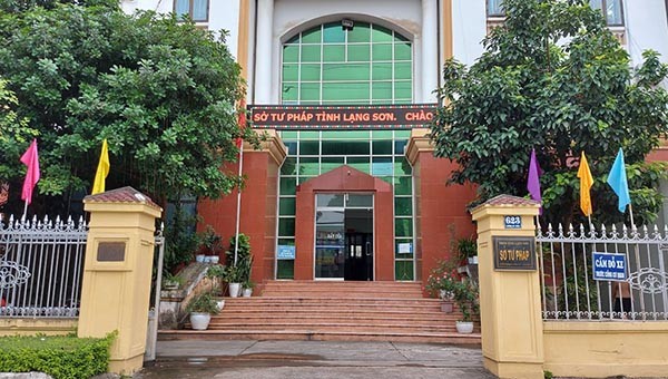 Trụ sở Sở Tư pháp tỉnh Lạng Sơn