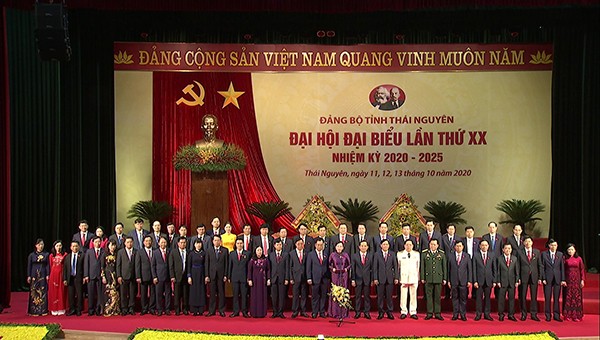 Ban chấp hành đảng bộ tỉnh Thái nguyên lần thứ XX, nhiệm kỳ 2020 – 2025