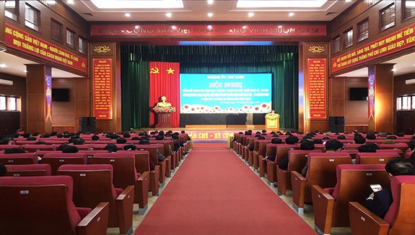 Hội nghị tổng kết công tác lãnh đạo, chỉ đạo nhiệm vụ năm 2020, triển khai nhiệm vụ năm 2021 của TP Chí Linh (Hải Dương).