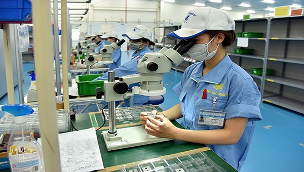 Hoạt động sản xuất tại các khu công nghiệp Bắc Ninh.