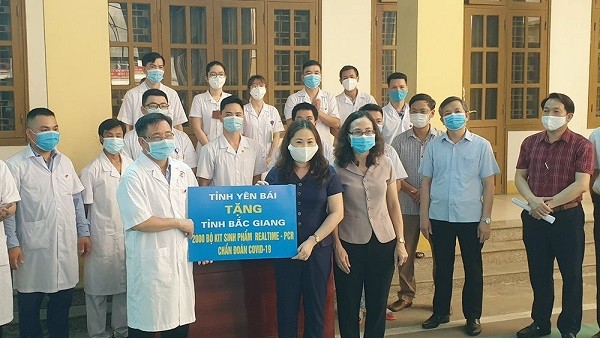 Yên Bái “tiếp sức” cho Bắc Giang trong công tác phòng, chống dịch COVID-19