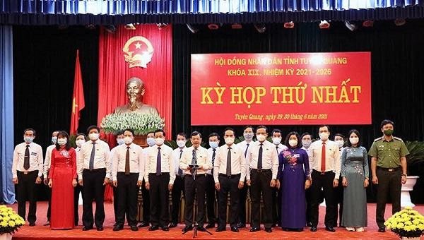 Lãnh đạo UBND và các thành viên UBND tỉnh Tuyên Quang nhiệm kỳ 2021-2026.