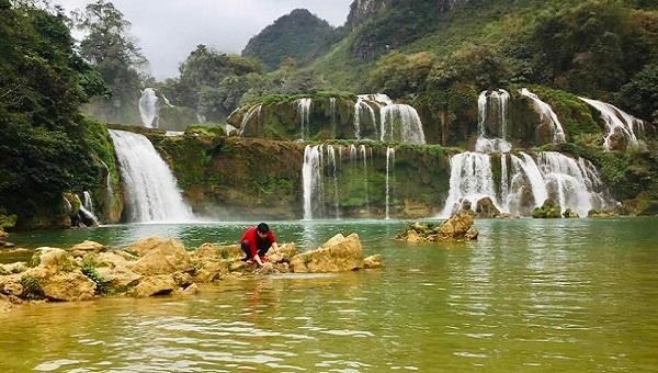 Thác Bản Giốc - điểm du lịch nổi tiếng của tỉnh Cao Bằng.