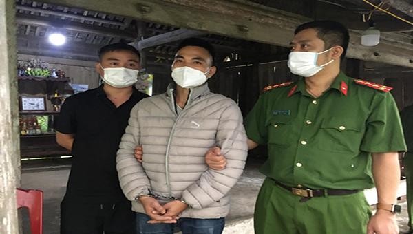 Cơ quan Công an tỉnh bắt giữ đối tượng Nguyễn Lâm Tùng