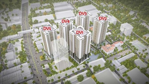 Toà căn hộ DV04 sắp ra mắt là trái tim của dự án Rose Town