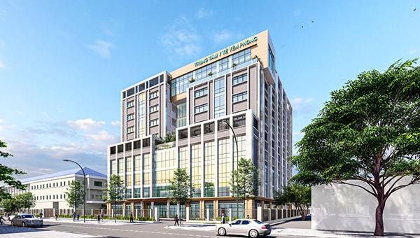 Phối cảnh tổng thể dự án xây dựng cải tạo, nâng cấp Trung tâm y tế huyện Yên Phong