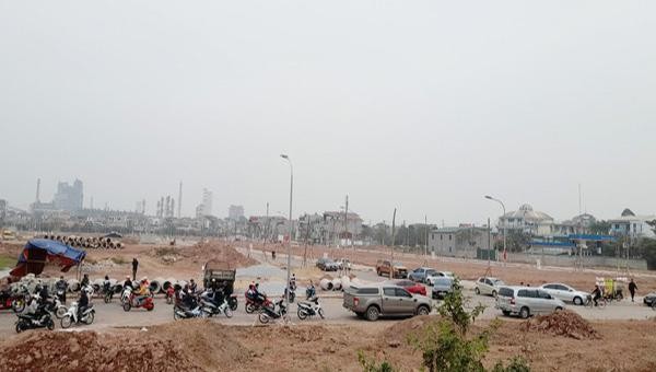Bắc Giang "sốt đất", nhiều dự án bất động sản đang thi công hạ tầng đã rao bán