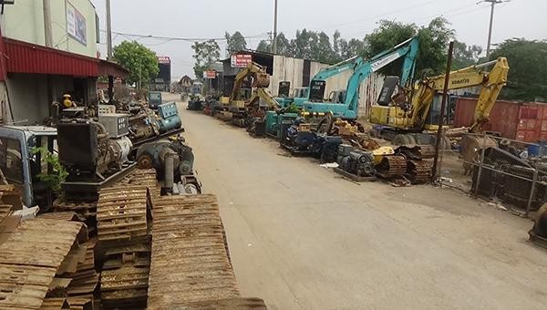 Làng nghề Tề Lỗ tại Vĩnh Phúc chuyên “mổ xe – buôn bán sắt vụn”