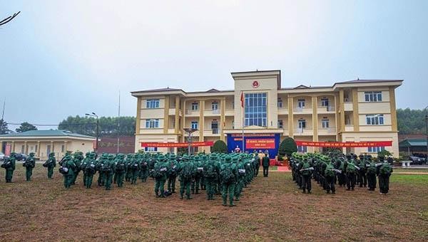 Thanh niên Hàm Yên lên đường làm nghĩa vụ quân sự năm 2022