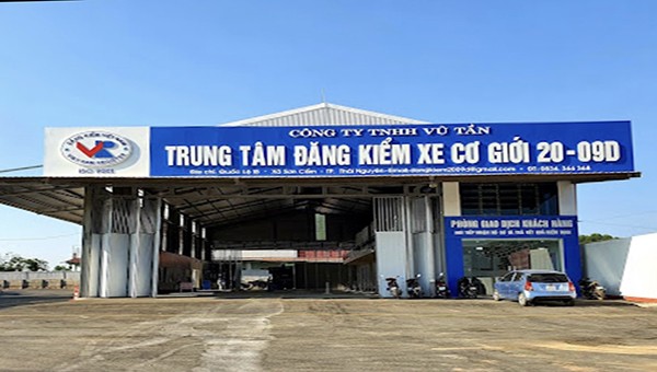 Trung tâm Đăng kiểm xe cơ giới 20.09D của Công ty TNHH Vũ Tần bị đình chỉ hoạt động 2 tháng sau khi bị phát hiện vi phạm