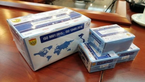 Việt Nam chính thức sản xuât và lưu hành bộ kít test Covid-19 với giá 400 -600.000 đồng/bộ kit