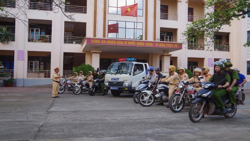 Công an huyện Lạng Giang dốc toàn lực lượng tăng cường đảm bảo trật tự an ninh trên địa bàn dịp giáp Tết Nguyên đán.