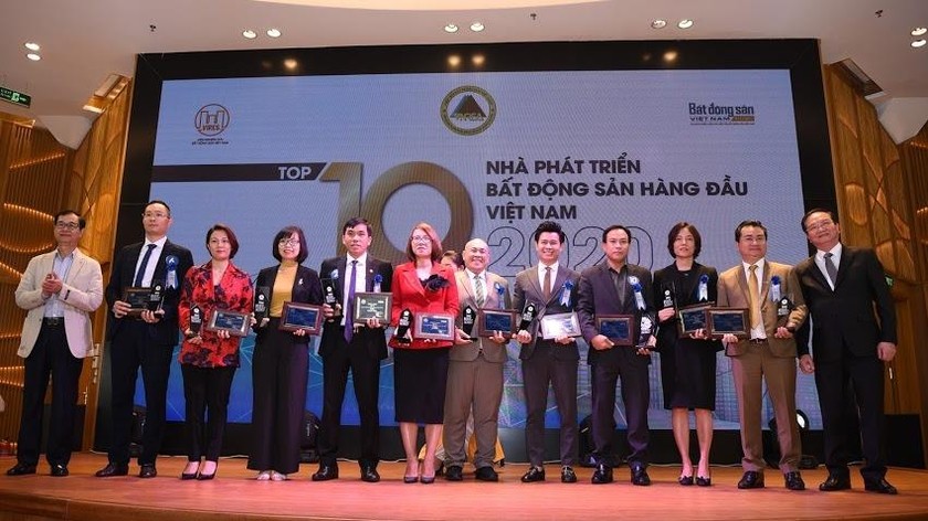 Đại diện Top 10 Nhà phát triển bất động sản hàng đầu Việt Nam.