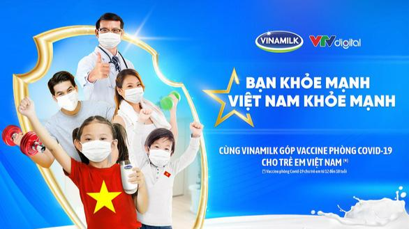 Với hoạt động đầu tiên của chiến dịch, Vinamilk sẽ góp 10 tỉ đồng để mua vắc xin phòng COVID-19 cho trẻ em Việt Nam.