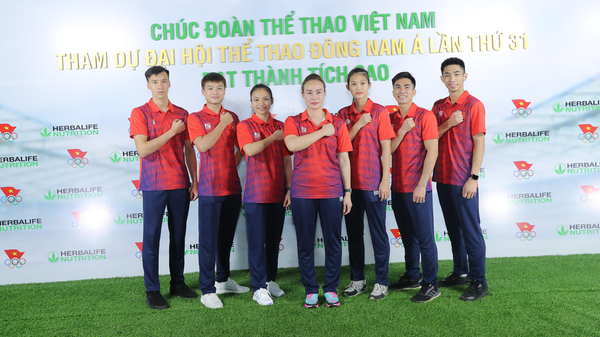 VĐV Việt Nam quyết tâm đạt thành tích cao tại SEA Games.