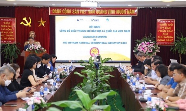 Toàn cảnh Hội nghị công bố Biểu trưng chỉ dẫn địa lý quốc gia của Việt Nam.