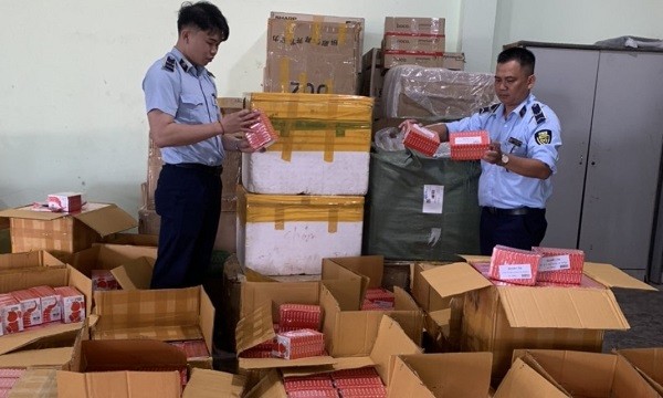 Lực lượng chức năng tỉnh Phú Yên kiểm tra, thu giữ số lượng lớn hàng hóa là thuốc tân dược không có hóa đơn chứng từ.