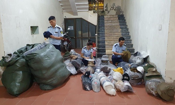 Số hàng hóa vi phạm bị lực lượng QLTT tỉnh Quảng Bình thu giữ. 