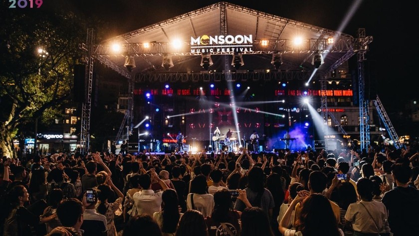 Lễ hội âm nhạc quốc tế Gió mùa- Monsoon music Festival thu hút hàng triệu khán giả Việt Nam và quốc tế. (Ảnh: BTC).