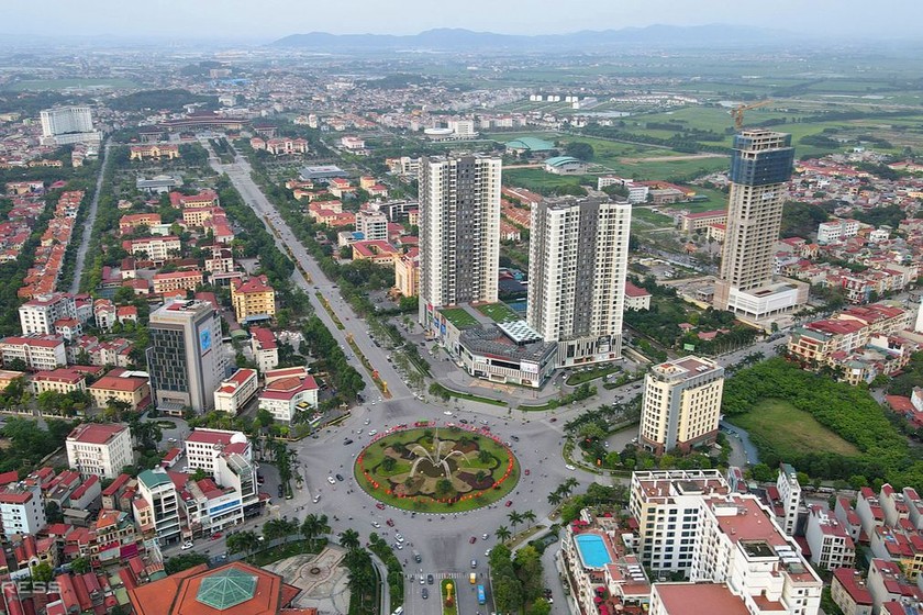 Khu vực trung tâm đô thị, hành chính ở tỉnh Bắc Ninh. Ảnh: Vnexpress