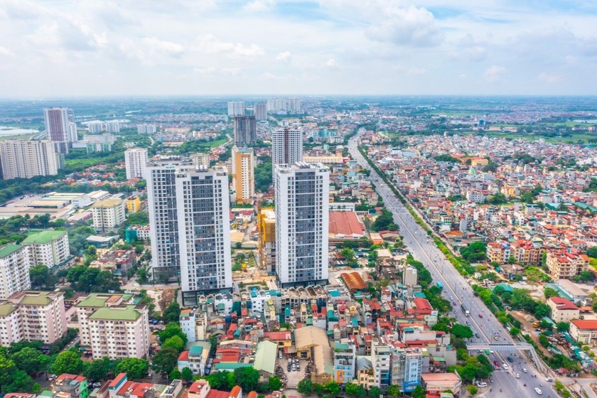 Giá chung cư ở nội thành Hà Nội và TP Hồ Chí Minh vẫn ở mức cao. (Nguồn ảnh: internet)