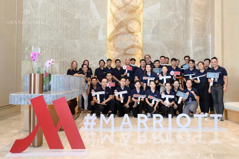 Đội ngũ quản gia Marriott đã có mặt tại tòa Lake để vận hành tòa căn hộ hàng hiệu đầu tiên tại Việt Nam từ tháng 10/2023.