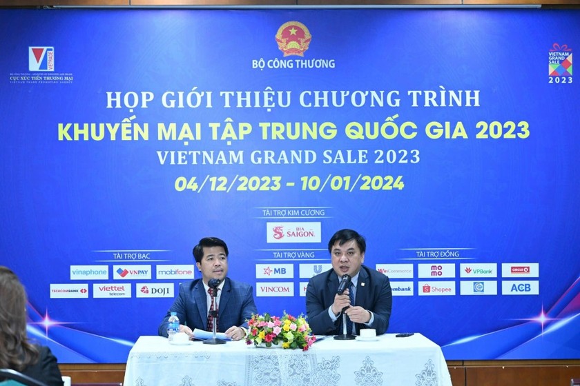 Họp báo giới thiệu Vietnam Grand Sale được tổ chức ngày 29/11.