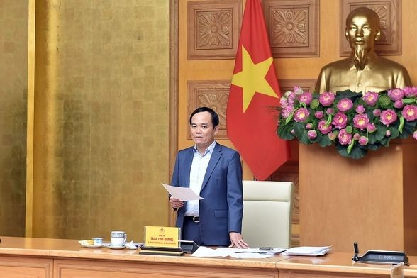 Phó Thủ tướng Trần Lưu Quang chủ trì cuộc họp. (Ảnh: VGP).