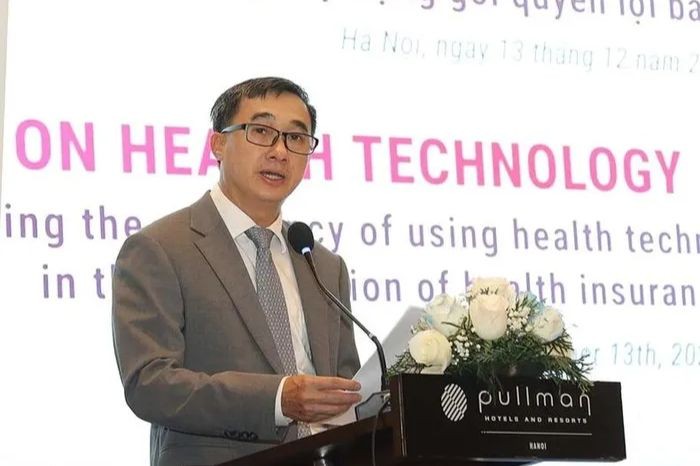 Thứ trưởng Bộ Y tế Trần Văn Thuấn phát biểu tại hội nghị. (Nguồn ảnh: nhandan.vn).