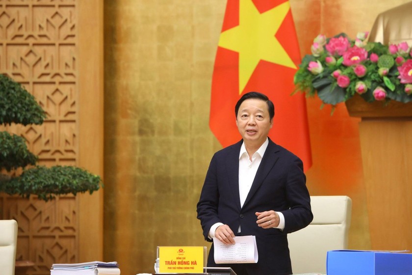 Phó Thủ tướng Trần Hồng Hà chủ trì phiên họp Hội đồng thẩm định Quy hoạch vùng Trung du và miền núi phía Bắc thời kỳ 2021-2030, tầm nhìn đến năm 2050. (Nguồn ảnh: Môi trường và cuộc sống).