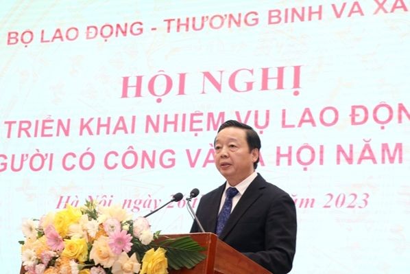 Phó Thủ tướng Trần Hồng Hà phát biểu chỉ đạo tại hội nghị. 