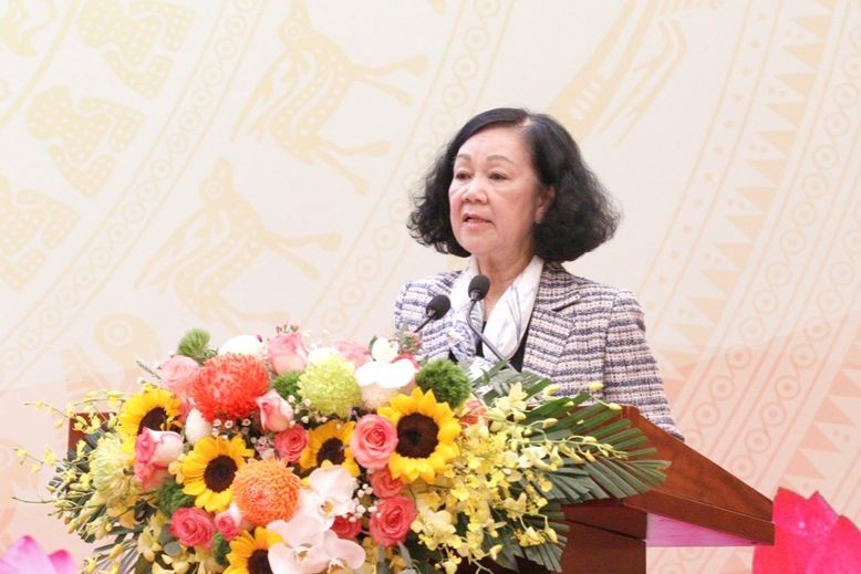 Ủy viên Bộ Chính trị, Thường trực Ban Bí thư Trương Thị Mai.
