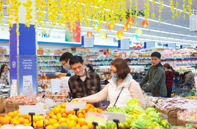 Nhiều siêu thị mở cửa xuyên Tết để người dân thoải mái mua sắm. (Ảnh minh họa - Nguồn ảnh: SGGP).