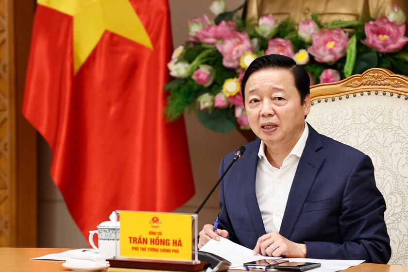 Phó Thủ tướng Trần Hồng Hà nhấn mạnh hoạt động dịch vụ karaoke, vũ trường có tính chất nhạy cảm cần quản lý chặt chẽ - Ảnh: VGP/MK.