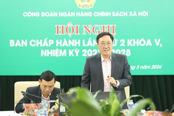 Tổng Giám đốc Dương Quyết Thắng phát biểu chỉ đạo Hội nghị. (Ảnh: VBSP)