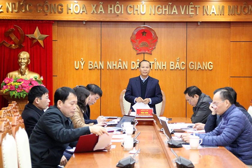Phó Chủ tịch Thường trực UBND tỉnh Bắc Giang Mai Sơn chủ trì Hội nghị trực tuyến triển khai thực hiện nhiệm vụ Chương trình MTQG 2024.