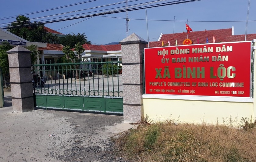 Xã Bình Lộc mới được thành lập từ ngày 1/4/2020.