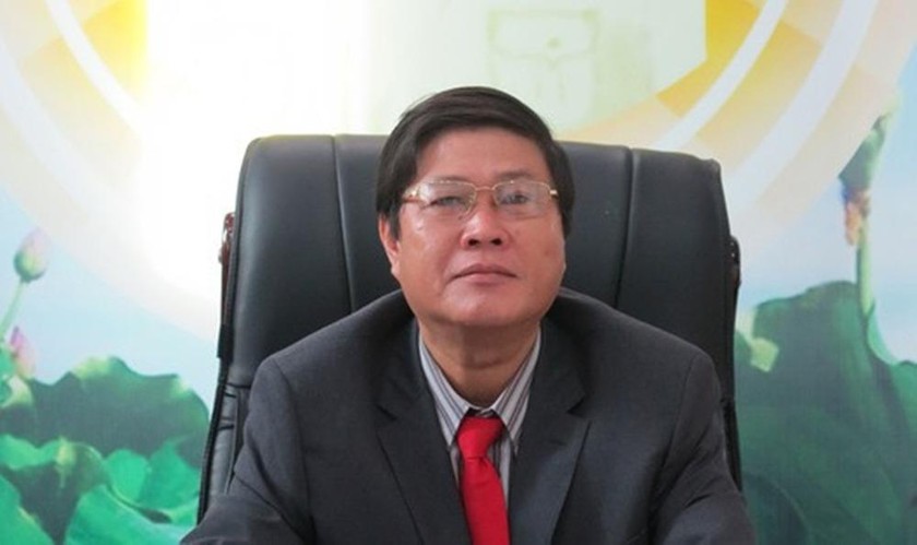 Ông Võ Ngọc Hòa khi còn làm Chủ tịch UBND huyện Đông Hòa (ảnh: Cổng thông tin điện tử thị xã Đông Hòa).