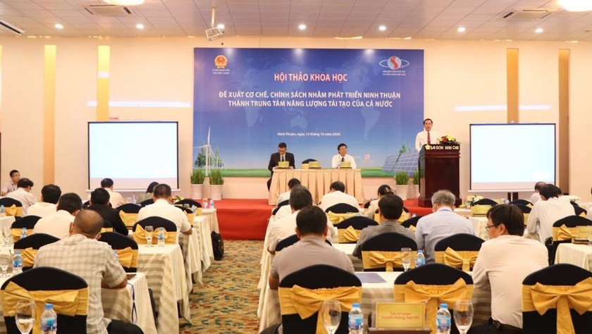 Hội thảo khoa học nhằm phát triển Ninh Thuận thành trung tâm năng lượng tái tạo của cả nước.