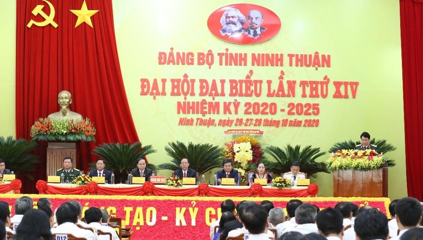 Đại hội đại biểu Đảng bộ tỉnh Ninh Thuận lần thứ XIV diễn ra từ 26-28/10.