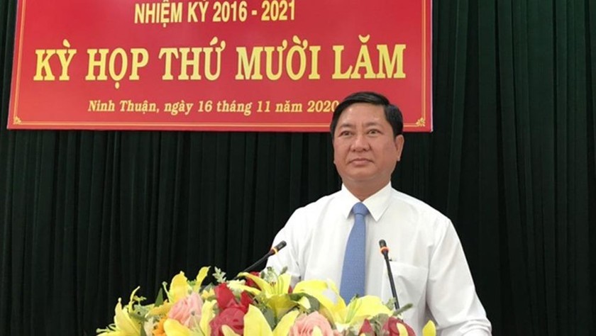 Tân Chủ tịch UBND tỉnh Ninh Thuận Trần Quốc Nam. Ảnh: baochinhphu