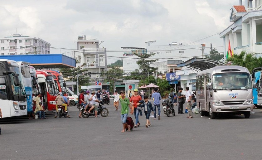 Bến xe phía Bắc Nha Trang (tỉnh Khánh Hòa).