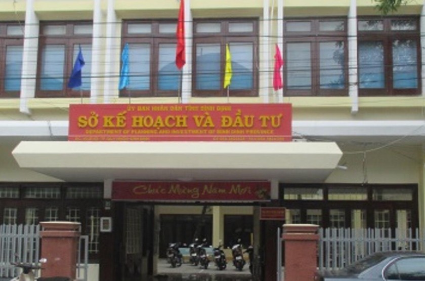 Sở Kế hoạch và Đầu tư tỉnh Bình Định.