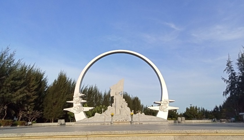 Một góc Khu tưởng niệm Chiến sĩ Gạc Ma.