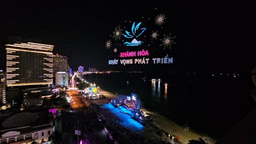 Màn biểu diễn ánh sáng khai mạc Festival Biển Nha Trang - Khánh Hòa 2023