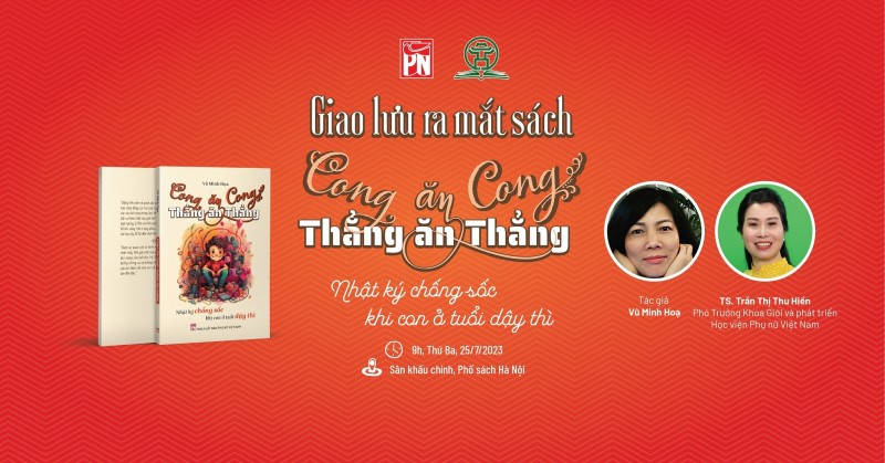 Chương trình giao lưu ra mắt cuốn sách "Cong ăn cong - Thẳng ăn thẳng" tại Phố sách Hà Nội